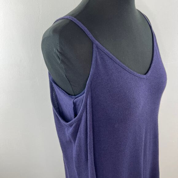 Bailey 44 Cold Shoulder Genie Top Purple Amethyst Bell Sleeves Top Size XS NEW - Picture 7 of 12